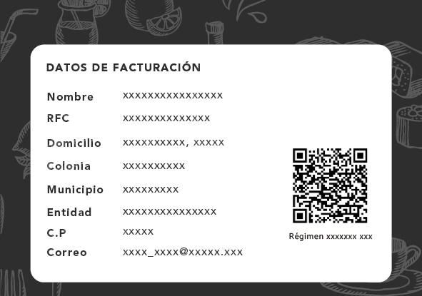 PLANTILLA RFC RESTAURANTE (CREDENCIAL 1)